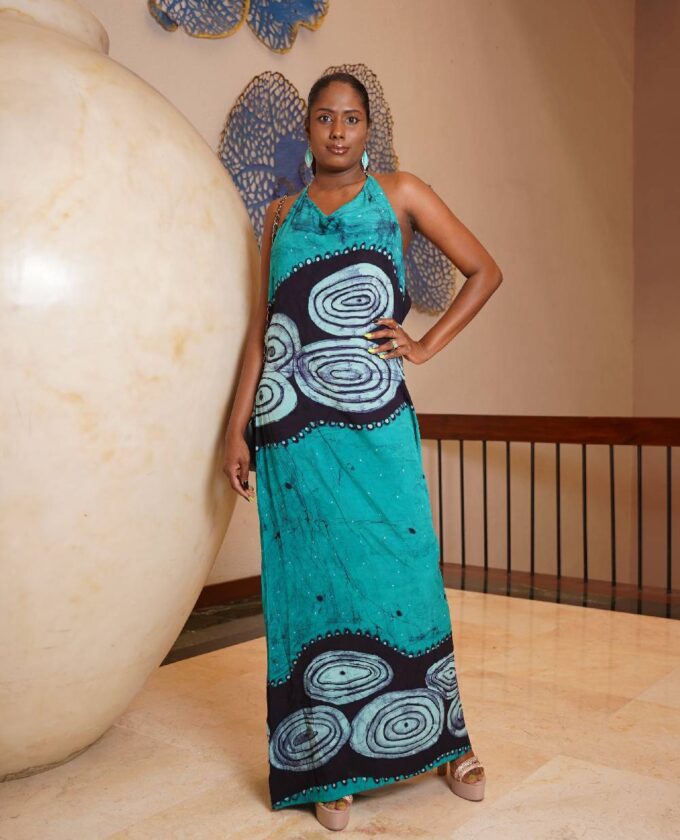 Batik Long Summer Wear Dress