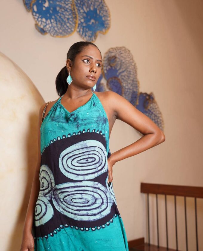 Batik Long Summer Wear Dress