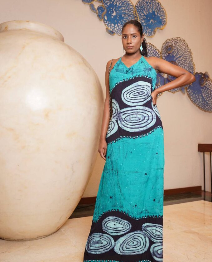 Batik Long Summer Wear Dress