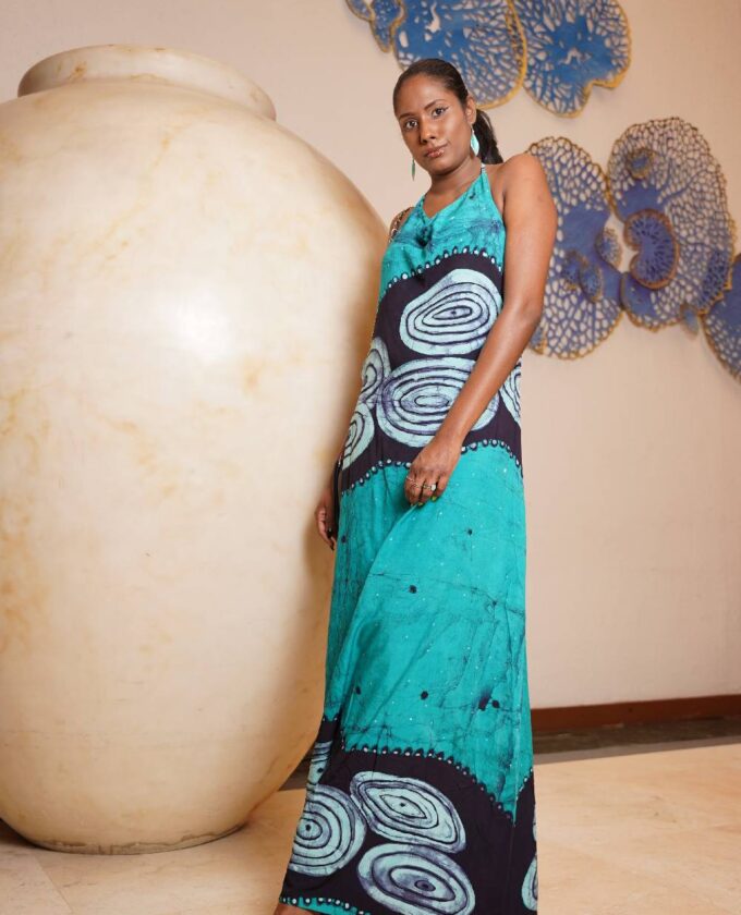 Batik Long Summer Wear Dress