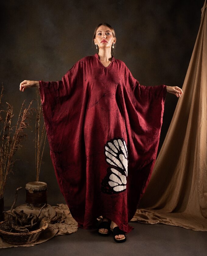 Batik Wings Kaftan