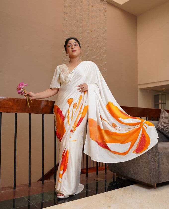 SereniSilk Batik Saree