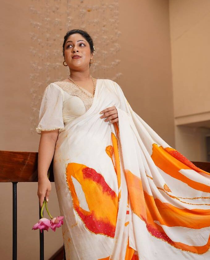 SereniSilk Batik Saree