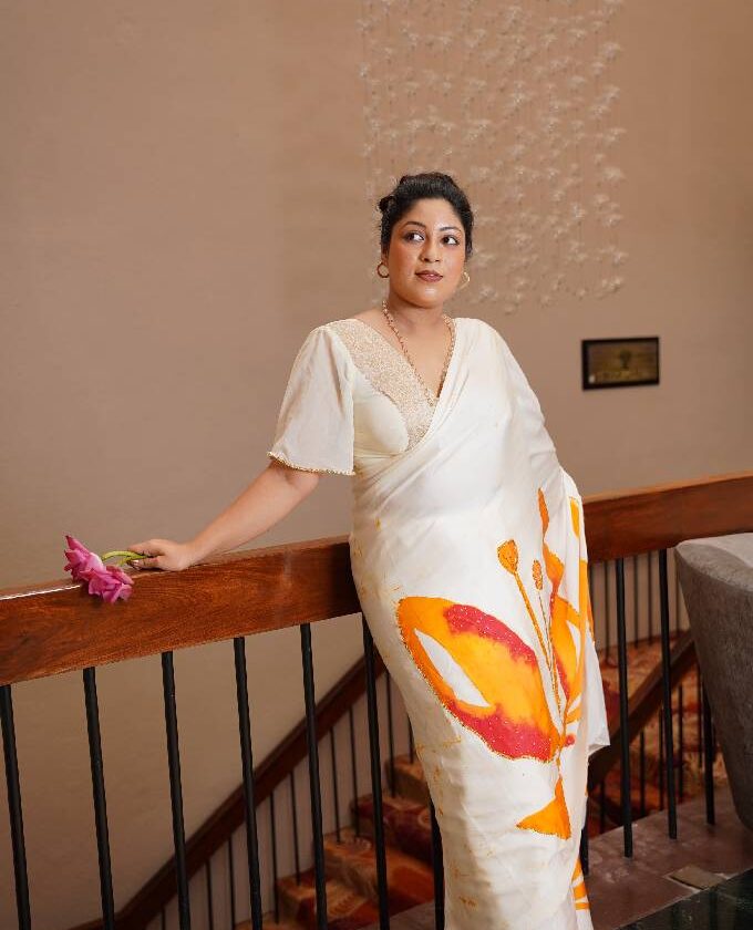 SereniSilk Batik Saree