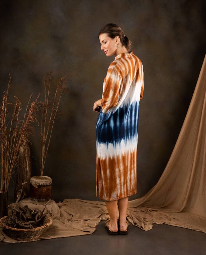 Tie And Dye Long Dress