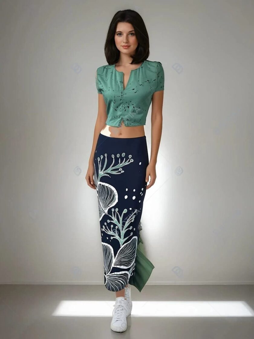 copper black and light olive green lungi